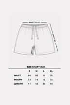 Dual Stripe Shorts – Black / Yellow