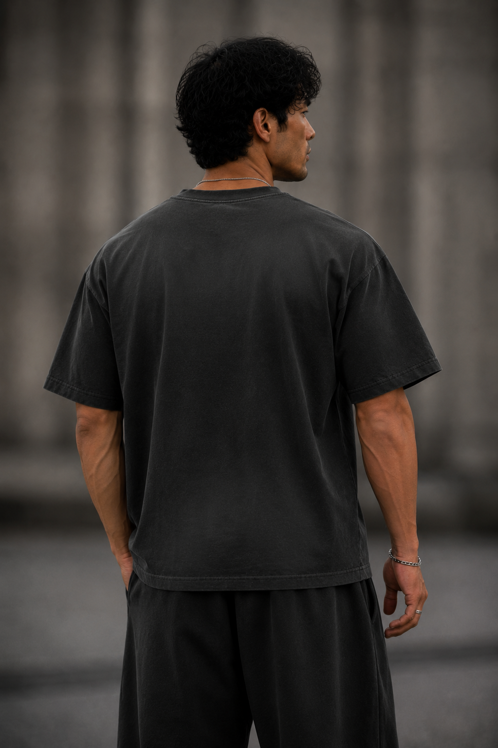 Vintage Fade T-Shirt / Black